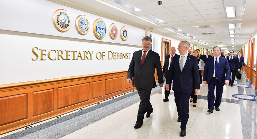 Міністр оборони США та Порошенко обговорили проблеми безпеки та співпрацю