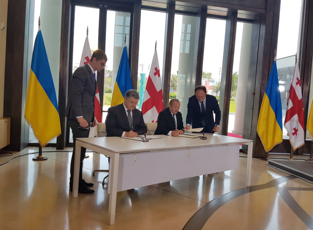 Підписано Декларацію про встановлення стратегічного партнерства між Грузією та Україною
