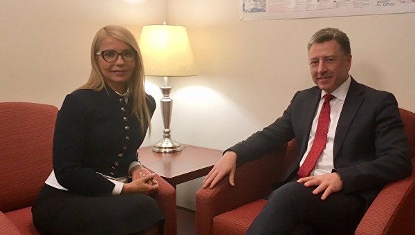 Волкер зустрівся з Тимошенко у Вашингтоні