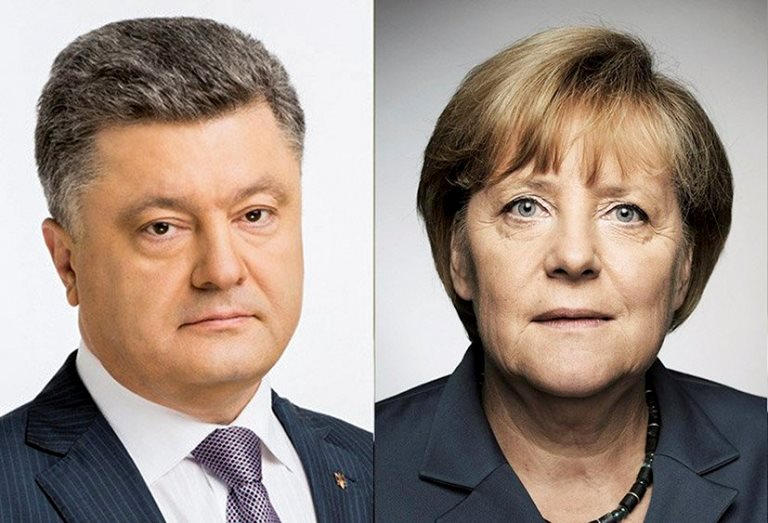 Меркель зателефонувала президентові України Порошенкові