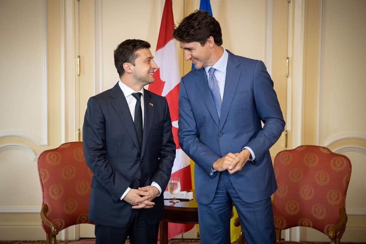Зеленський зустрівся з прем’єром Канади Трюдо